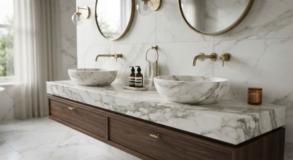 Top 5 vasques en marbre au style élégant pour votre salle de bain